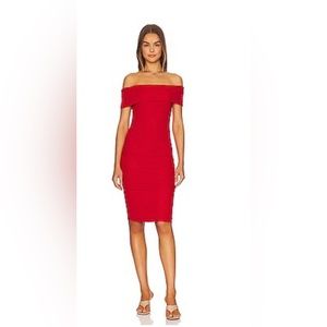 REVOLVE Michael stars ultra ribbed Ebony dress